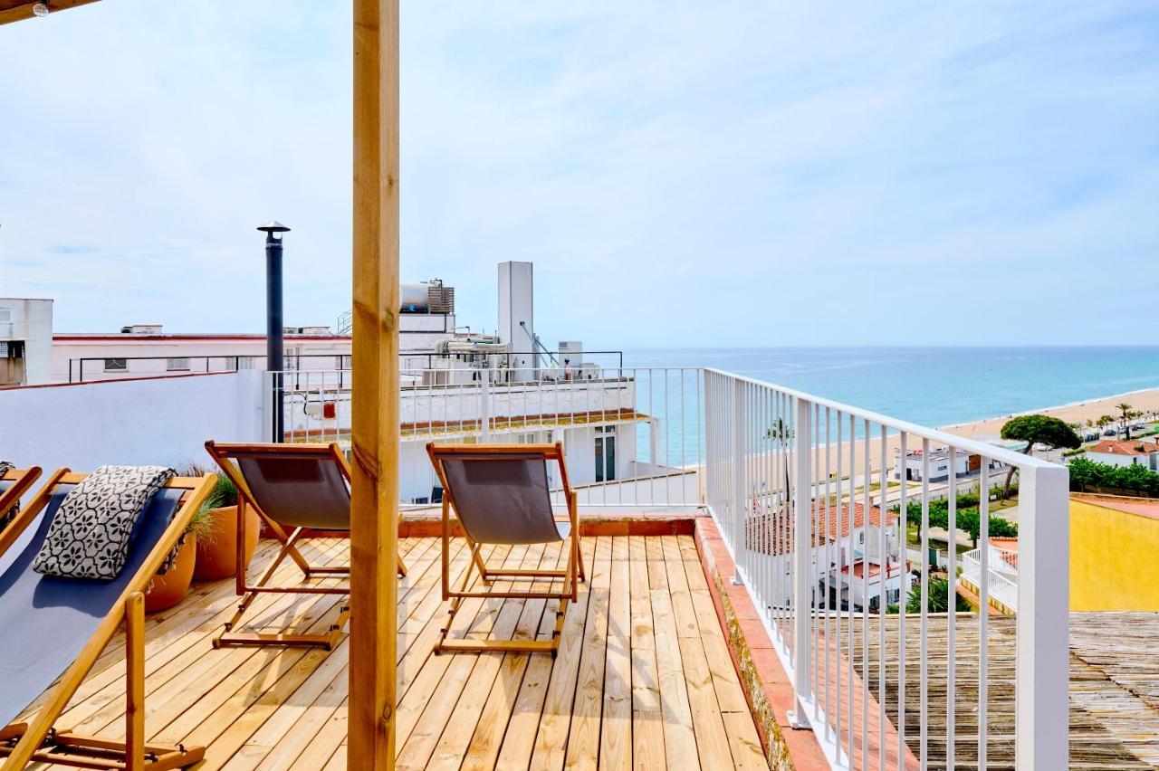 El Rancho At The Beach Blanes Eksteriør bilde